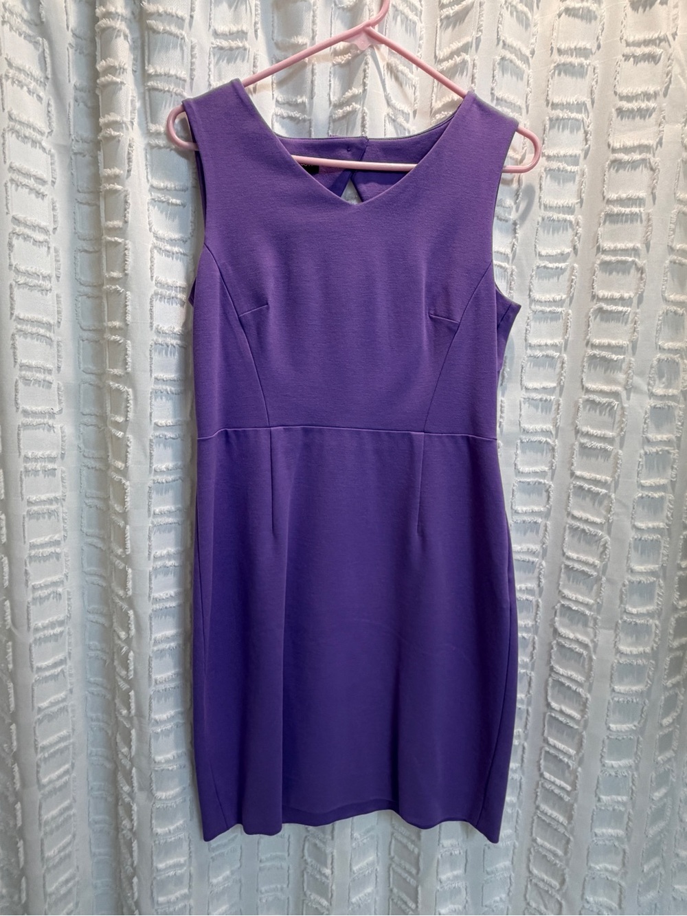 Talbots Violet Sleeveless Sheath Dress